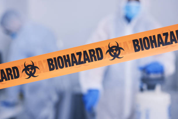 Professional Biohazard technician working in Saddle River, NJ